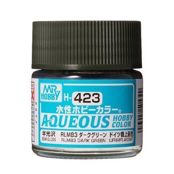 Акрилова фарба Aqueous Hobby Colors Темно-зелений (RLM83 Dark Green) Mr.Hobby H423 H423 фото