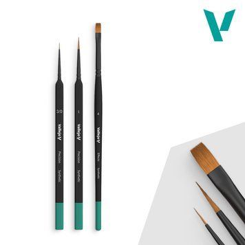 Набор кистей из синтетического ворса Starter Set (№ 1,3/0,4) VAL B03990 VAL B03990 фото