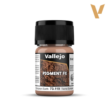 Сухий пігмент - Європейська земля (European Earth) Vallejo Pigment FX VAL 73119 VAL 73119 фото