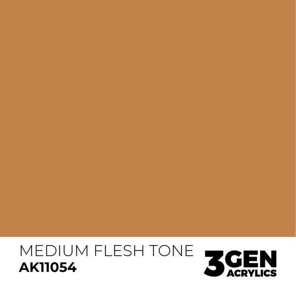 Акриловая краска Средний телесный тон (Medium Flesh Tone) AK-interactive AK11054 AK11054 фото