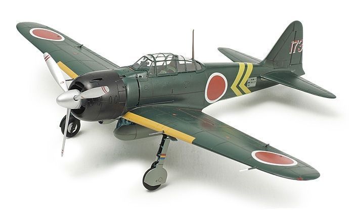 Японский палубный истребитель 1/72 Mitsubishi A6M3 Zero Model 22 Tamiya 60785 , сборная модель самолета Тамия TAM60785 фото