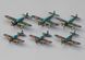 Збірна модель 1/450 набір літаків авіаносного базування IJN Carrier-Based Aircraft Set Hasegawa 72156 HS72156 фото 2