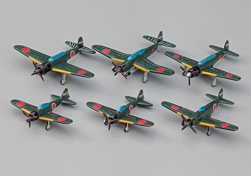 Збірна модель 1/450 набір літаків авіаносного базування IJN Carrier-Based Aircraft Set Hasegawa 72156 HS72156 фото