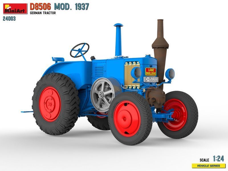 Німецький трактор 1/24 D8506 мод. 1937 MiniArt 24003 , збірна модель Мініарт MA24003 фото