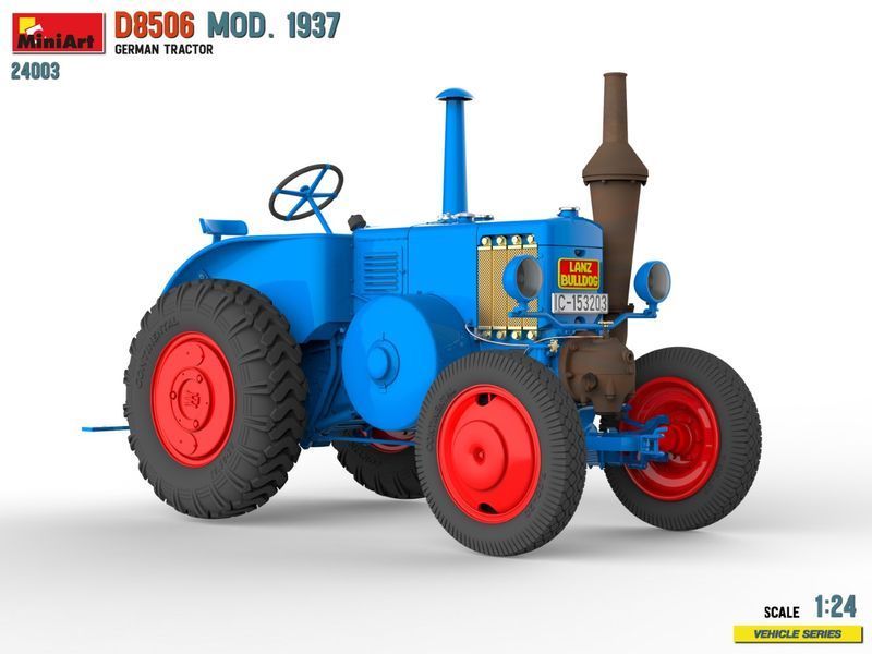 Німецький трактор 1/24 D8506 мод. 1937 MiniArt 24003 , збірна модель Мініарт MA24003 фото