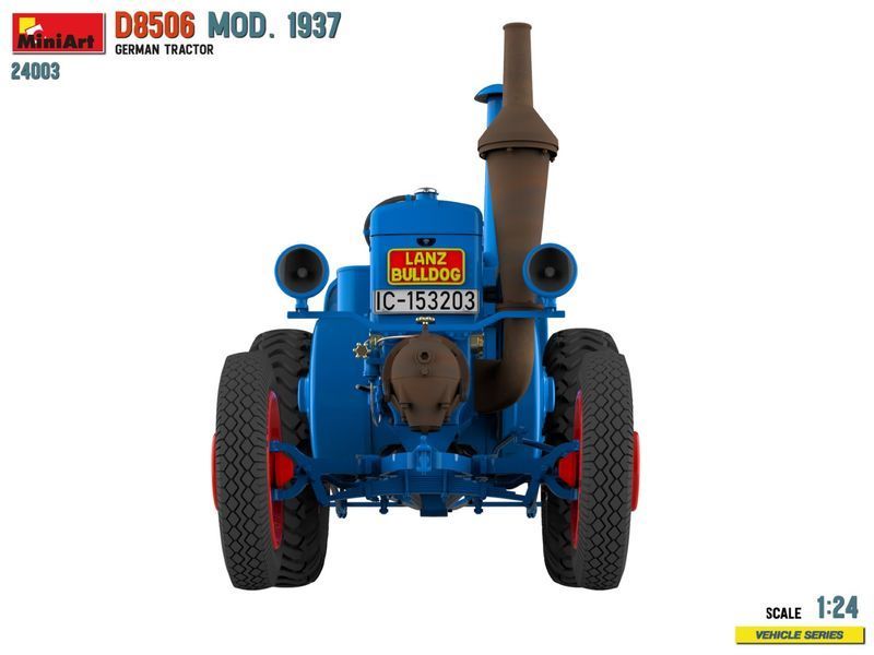 Німецький трактор 1/24 D8506 мод. 1937 MiniArt 24003 , збірна модель Мініарт MA24003 фото
