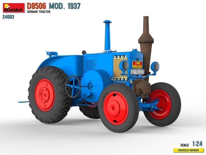 Німецький трактор 1/24 D8506 мод. 1937 MiniArt 24003 , збірна модель Мініарт MA24003 фото