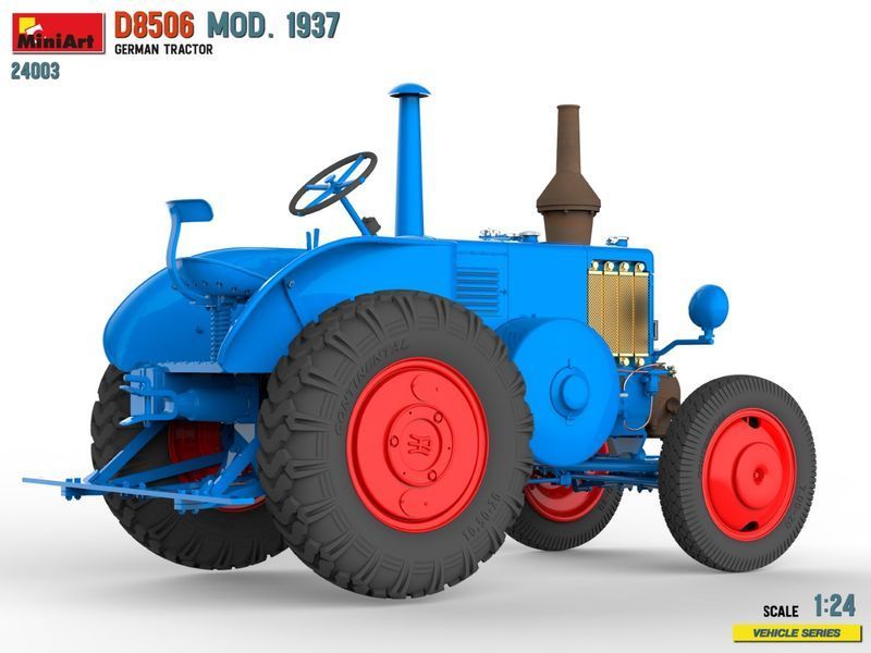 Німецький трактор 1/24 D8506 мод. 1937 MiniArt 24003 , збірна модель Мініарт MA24003 фото