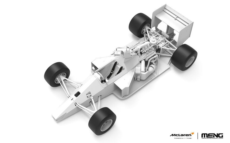 Збірна модель 1/24 Автомобіль McLaren MP4/4 1988 Meng CS-007 CS-007 фото