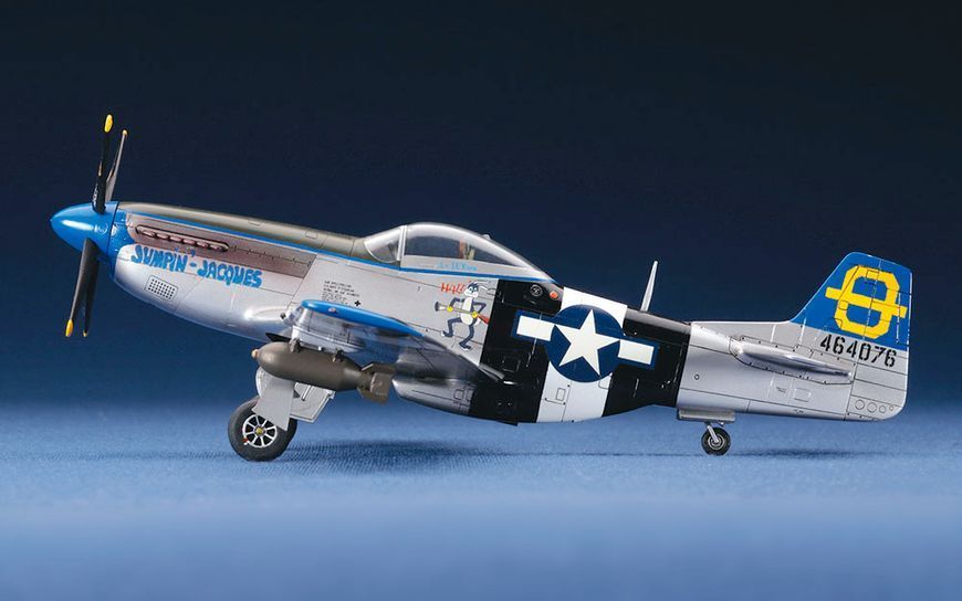 Американський винищувач-штурмовик 1/72 P-51D Mustang Hasegawa 01455 , збірна модель винищувача Хасегава HS01455 фото