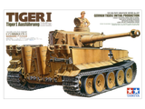 Немецкий тяжелый танк 1/35 Tiger I Initial Afrika Tamiya 35227 , сборная модель танк Тигр Тамия TAM35227 фото