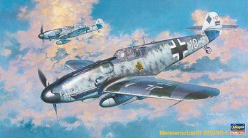 Німецький винищувач 1/48 Messerschmitt Bf109G-6 Hasegawa 09147 , збірна модель винищувача Хасегава HS09147 фото