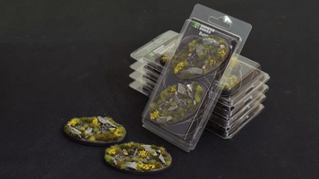 Овальна основа - Гірська місцевість (90 мм / 2 шт) GamersGrass Bases By Shape Highland (Oval) GGB-HLO90 GGB-HLO90 фото