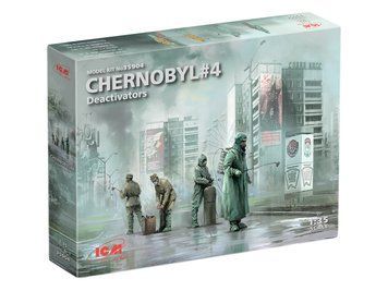 Сборная модель ICM 1/35 Чернобыль #4. Дезактиваторы 4 фигуры 35904 ICM35904 фото