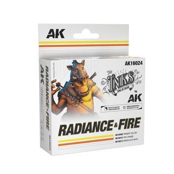 Набір акрилових фарб Світіння Та Вогонь (Radiance & Fire The Inks) AK-Interactive AK16024 AK16024 фото