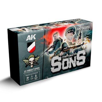 Збірна модель 28/30 мм набір фігурок Сини Фортуни Panzergrenadier Division AK-Interactive AKFS0020 AKFS0020 фото