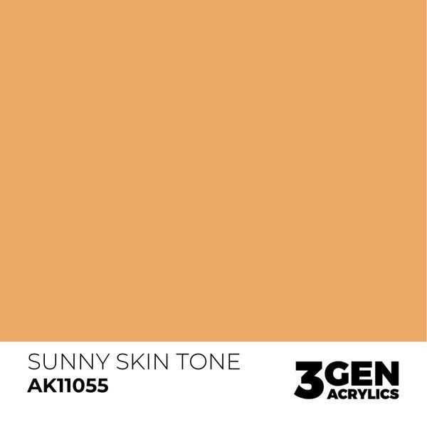 Акриловая краска Солнечный тон кожи (Sunny Skin Tone) AK-interactive AK11055 AK11055 фото