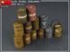 Американські паливні бочки 1/35 U.S. Fuel Drums 55 Gals. MiniArt 35592 , збірна модель бочок Мініарт MA35592 фото 8