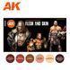 Набор акриловых красок Цвета Кожи И Тона Кожи (Flesh And Skin Colors 3G) 6 шт AK-Interactive AK11621 AK11621 фото 3