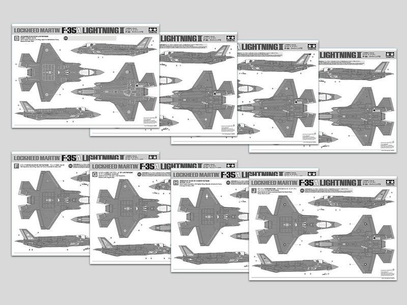 Американский истребитель 1/48 F-35A Lightning II Tamiya 61124 , сборная модель самолета Тамия TAM61124 фото