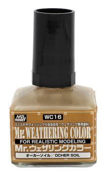 Засіб для створення ефекту бруду (Weathering Color Ocher Soil) Mr.Hobby WC16 WC16 фото
