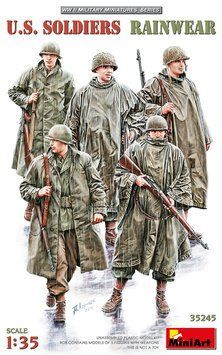 Американская пехота в дождевиках 1/35 MiniArt 35245 , сборная модель Миниарт MA35245 фото