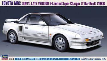 Збірна модель 1/24 японський автомобіль Toyota MR2 (AW11) late version G-limited super charger (T Bar roof) Hasegawa 21145 HS21145 фото