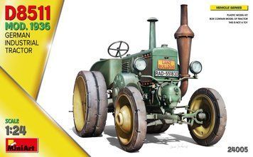 Німецький трактор 1/24 D8511 мод. 1936 MiniArt 24005 , збірна модель Мініарт MA24005 фото