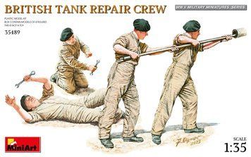 Британська ремонтна бригада для танку 1/35 (British Tank Repair Crew) MiniArt 35489 , збірна модель Мініарт MA35489 фото