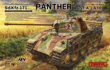 Збірна модель 1/35 німецький середній танк Sd.Kfz. 171 Panther Ausf. A Meng TS-035 TS-035 фото