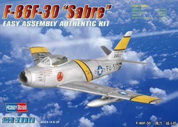 Збірна модель 1/72 американський реактивний винищувач F-86F-30 "Sabre" HobbyBoss HB80258 HB80258 фото