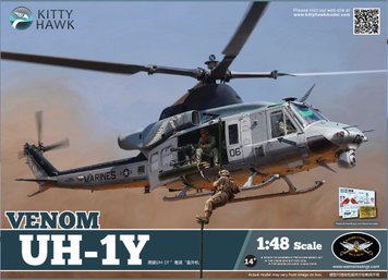 Сборная модель 1/48 Вертолет 1/48 UH-1Y "Venom" Zimi 80124 KH80124 фото