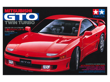 Японський автомобіль 1/24 Mitsubishi GTO Twin Turbo 1990 Tamiya 24108 , збірна модель спорткар Мітцу ГТО Тамія TAM24108 фото