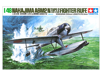 Японський гідроплан 1/48 Nakajima A6M2-N Type 2 (Rufe) Tamiya 61017 , збірна модель гідроплан Накадзіма Тамія TAM61017 фото