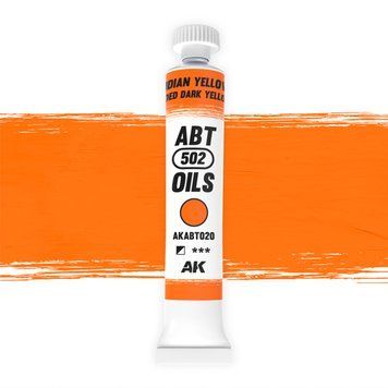 Олійна фарба Індійський Жовтий / Вицвілий Темно-Жовтий (Indian Yellow / Faded Dark Yellow) AK-Interactive AKABT020 AKABT020 фото