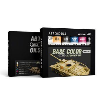 Набір олійних фарб для Зміни Базових Кольорів &ndash; Abt 502 Oils (Base Color Alteration Set - Abt 502 Oils) AK-Interactive AKABT308 AKABT308 фото