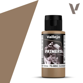 Грунтовка Немецкий Тёмно-Жёлтый 60 мл (German Dark Yellow RAL7028) Vallejo VAL 73604 VAL 73604 фото