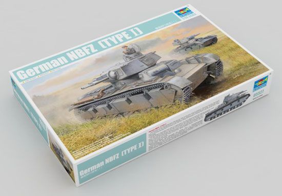 Німецький експериментальний багатобаштовий танк 1/35 Neubaufahrzeug (Nb.Fz.) Type I Trumpeter 05527 TR05527 фото