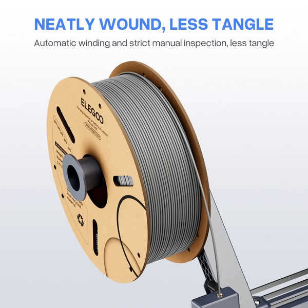 Филамент / Пластик ELEGOO PLA+ Filament &Oslash;1.75 мм - Белый (White) 3 кг 50.203.0628 фото