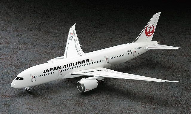 Збірна модель 1/200 американський пасажирський літак JAL B787-8 Hasegawa 10717 HS10717 фото
