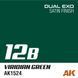 Набір акрилових фарб Зелений Alien Green & Viridian Green Dual Exo Set 12 AK-Interactive AK1556 AK1556 фото 4