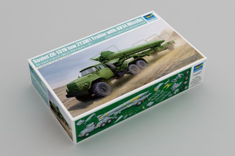 Советский тягач и буксируемая ракета 1/35 ЗиЛ-131В & 2Т3М1 (8К14 / Р-17 / SS-1c Scud B) Trumpeter 01081 TR01081 фото