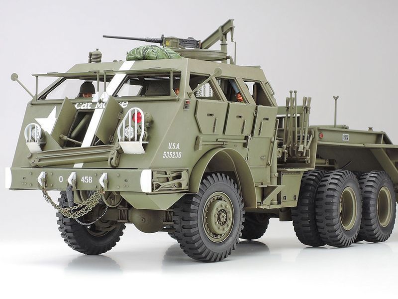 Американский тягач с прицепом 1/35 M26 Dragon Wagon Tamiya 35230 , сборная модель тягач Драгон вагон Тамия TAM35230 фото