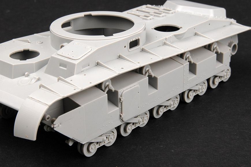 Німецький експериментальний багатобаштовий танк 1/35 Neubaufahrzeug (Nb.Fz.) Type I Trumpeter 05527 TR05527 фото