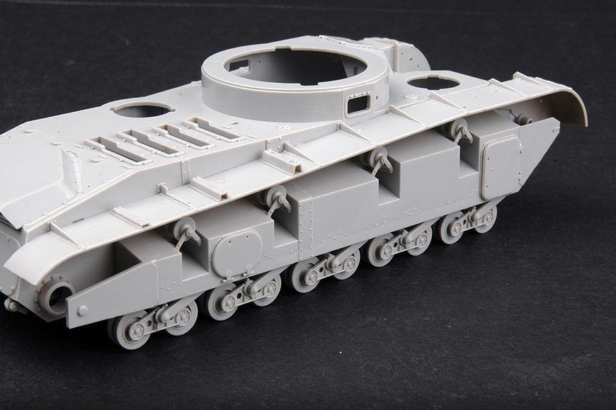 Німецький експериментальний багатобаштовий танк 1/35 Neubaufahrzeug (Nb.Fz.) Type I Trumpeter 05527 TR05527 фото