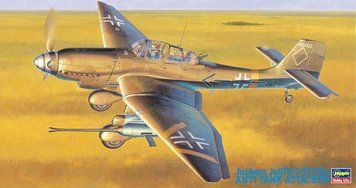Збірна модель 1/48 німецький бомбардувальник Junkers Ju 87G-2 Stuka Anti Tank Attacker Hasegawa 09054 HS09054 фото