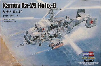 Сборная модель 1/72 советский вертолёт Kamov Ka-29 Helix-B HobbyBoss HB87227 HB87227 фото