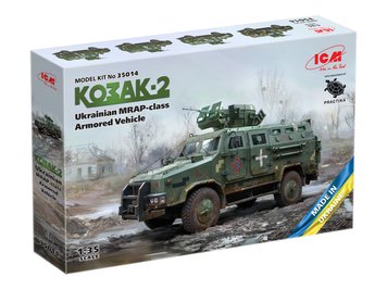 Збірна модель ICM 1/35 "Козак-2", український бронеавтомобіль MRAP-класу (35014) ICM35014 фото