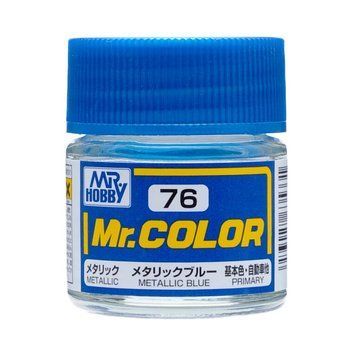 Акрилова фарба Mr.Color Металевий синій (Metallic Blue) Mr.Hobby C076 C076 фото