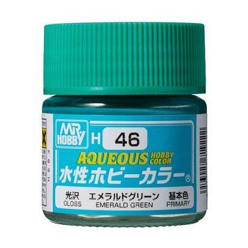 Акрилова фарба Aqueous Hobby Colors Ізумрудний Зелений (Emerald Green) Mr.Hobby H046 H046 фото